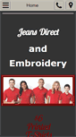 Mobile Screenshot of jeansdirectandembroidery.com